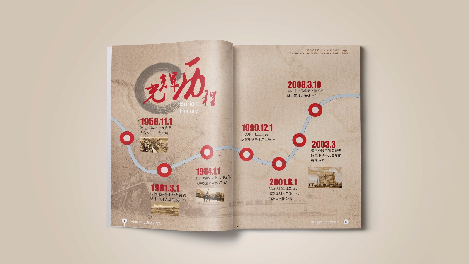 中国铁建平面画册设计