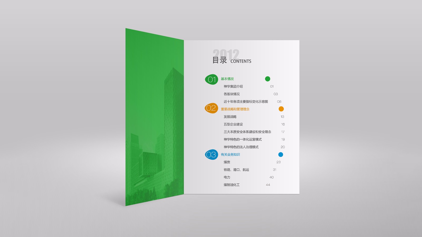 神华国华平面产品手册设计