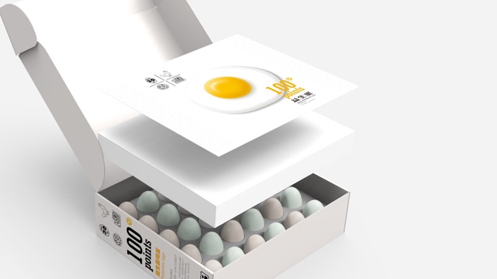 恒康生物益生菌鸡蛋包装设计